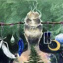"Moja opowieść" obraz akrylowy na płótnie 70x50cm artystki Adriany