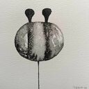 Zestaw 4 akwarel „Postacie” Paulina Lebida - sygnowane prace 15x15 cm (bez oprawy)