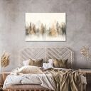 Obraz na płótnie - 100x70 cm Las w odcieniach ziemi (1 -0668)