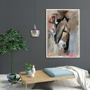 Lovers 100x70 - obraz kobieta i mężczyzna w ciepłej tonacji (inkografia Giclee)