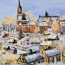 Obraz Gietrzwałd - sanktuarium maryjne (50x40x2 cm)