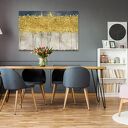 Obraz na płótnie - ZŁOTE DRZEWA - 70x50 cm (77101)