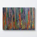 Wieczorne światla obraz abstrakcyjny 50x70 cm kolorowy