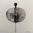Zestaw 4 akwarel „Postacie” Paulina Lebida - sygnowane prace 15x15 cm (bez oprawy)