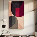 ZAKROCKA ATELIER - nowoczesny obraz strukturalny do salonu 80x160 cm ROJISIMMO