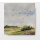 PEJZAŻ - praca formatu 15/15 cm