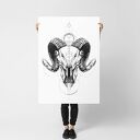 Plakat obraz Mroczna Czaszka 50x70 cm B2 - Hogstudio