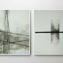 DWIE ABSTRAKCJE - każda formatu 18/24 cm