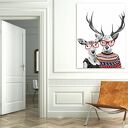 Obraz na płotnie - 70x100cm JELNIE LOVE wysyłka w 24h 0247