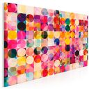 Obraz na płótnie - ABSTRAKCJA KOLORY - 120x80 cm (35101)