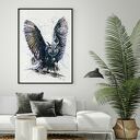 Plakat obraz sowa 50x70 cm B2