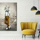 Obraz drukowany na płótnie - BULDOG DO POKOJU NASTOLATKA 80x120cm