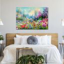 Obraz na płótnie - 100x70 cm Letnia łąka (1 -0669)