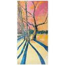 Dyptyk „Ruchome cienie” - obrazy olejne 2 x 140 x 70 cm (zestaw 2 płócien)