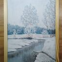 POMYSŁ NA SPERSONALIZOWANY PREZENT - OBRAZ Z RAMĄ I INSPIRUJĄCYM MOTTEM MOTYWACYJNYM - "ZIMOWĄ PORĄ"