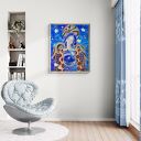 Bajka na dobranoc o złotych motylach - Giclee