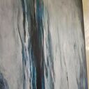 Abstrakcyjny obraz akrylowy 50x70 cm - gotowy do zawieszenia bez ramy