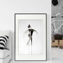 grafika 50X70 cm wykonana ręcznie, plakat, abstrakcja, elegancki minimalizm, obraz