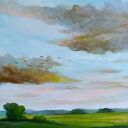 Wiosenny Poranek - obraz akrylowy na płótnie 50 x 40 cm
