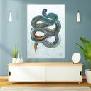 EARTH DRAGON SMOK ZIEMI Duży obraz akryl na płótnie 70x100 cm