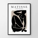 Plakat obraz Black Matisse A4 - 21.0x29.7cm