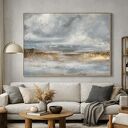 Abstrakcja Natura. 4 Ręcznie malowany obraz XXL Strukturalny