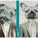 Obraz na płótnie 147x60 cm CHŁOPAKI GANG 02233 - wysyłka w 24h