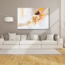 Obraz AKT 1 - para zakochanych w uścisku 120x80 cm
