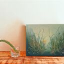 Dzikość natury - ręcznie malowany obraz olejny 24 x 18,5 cm
