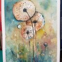 DMUCHAWCE-akwarela formatu A5