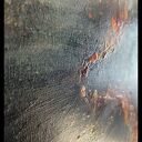 WULKAN I (VOLCANO I - 60X80) - obraz ręcznie malowany na płótnie, fine art