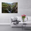 Obraz na płótnie Wodospad Vøringsfossen - pejzaż Norwegii 120x80 cm
