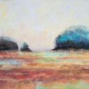 Pejzaż w pastelach 18x24 cm - ręcznie wykonana praca dla Twojego wnętrza