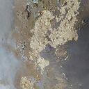 Złota abstrakcja strukturalna - ręcznie malowany obraz 100x140 cm