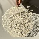 Małże, wycinanka z papieru, ręcznie wykonana