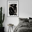Plakat obraz Black Matisse A2 42x59.4cm - czarny nowoczesny