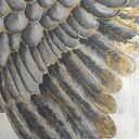 WINGS duży dyptyk 100x140 cm - ręcznie malowany obraz abstrakcyjny z skrzydłami