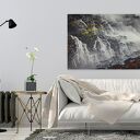 Obraz na płótnie Wodospad - pejzaż Chiny 150x100 cm