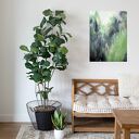 Green Zone V - abstrakcyjny obraz ręcznie malowany na płótnie 60x80 cm