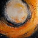 Abstrakcja - obraz akrylowy 60x60 cm (kwadrat)