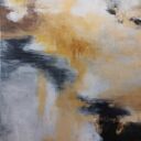Abstrakcja w akrylu 100x80 cm - obraz gotowy do powieszenia