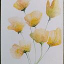 Oryginalna akwarela „Kwiaty” 32 x 24 cm