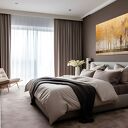 Obraz do salonu - JESIENNY LAS W ZŁOTYCH BARWACH - 70x50 cm (103301)