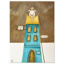 Anioł Dachowiec IV obraz ręcznie malowany stróż