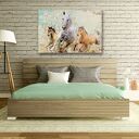 Obraz KONIE 3 modern art 120x80 - premium wall decor