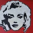 Obraz portret Marilyn Monroe Industrial - akryl na płycie 30x40 cm