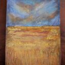 Po burzy - obraz akryl i pastele suche 30x40 cm