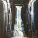 Zaginiona komnata - ręcznie malowany obraz olejny 40x60 cm