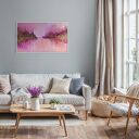 Candy Sky - obraz strukturalny do sypialni ze złotem i miedzią (120x70 cm)