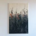 Obraz ASHES WITHIN 50x80 - abstrakcja ręcznie malowana do salonu